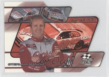 2001 Press Pass Stealth - Lap Leader - Die-Cut #LL 15 - Sterling Marlin