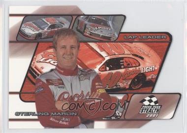 2001 Press Pass Stealth - Lap Leader - Die-Cut #LL 15 - Sterling Marlin