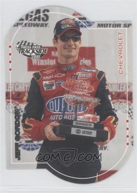 2001 Press Pass Trackside - [Base] - Die-Cut #2 - Jeff Gordon