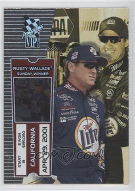 2001 Press Pass VIP - [Base] - Explosives #X26 - Sunday Money - Rusty Wallace