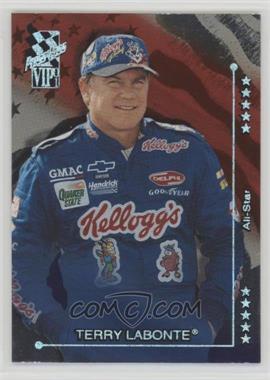 2001 Press Pass VIP - [Base] - Explosives #X39 - All Star - Terry Labonte