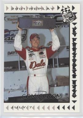 2002 Press Pass - [Base] #75 - 2001 Replay - Dale Earnhardt Jr.