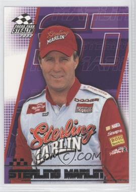 2002 Press Pass Stealth - [Base] - Samples #34 - Sterling Marlin