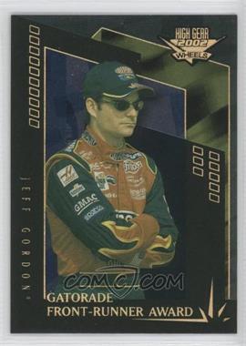 2002 Wheels High Gear - [Base] - First Gear #F62 - Award Winners - Jeff Gordon