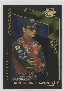 2002 Wheels High Gear - [Base] - First Gear #F62 - Award Winners - Jeff Gordon