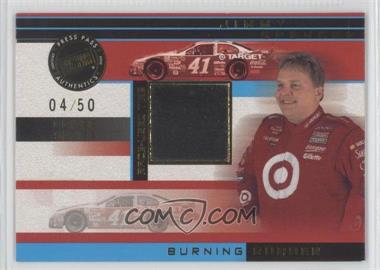 2003 Press Pass - Burning Rubber Race-Used Tire Driver Series #BRD 15 - Jimmy Spencer /50