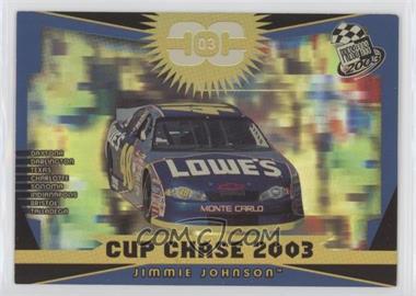2003 Press Pass - Cup Chase Redemption Contest #CCR7 - Jimmie Johnson [EX to NM]