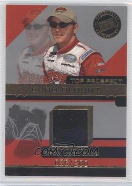 2003 Press Pass - Top Prospect Race-Used #5 - Chad Blount (Race-Used Shoe) /200