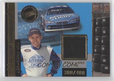 2003 Press Pass - Top Prospect Race-Used #6 - Steadman Marlin (Race-Used Tire) /400