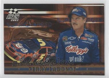 2003 Press Pass Stealth - Supercharged #SC 9 - Terry Labonte