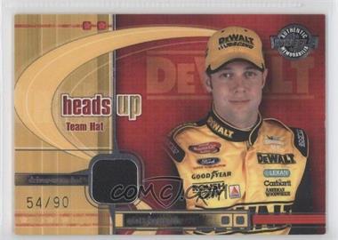 2003 Wheels American Thunder - Heads Up Hats - Team #HUT 9 - Matt Kenseth /90