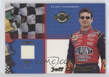2003 Wheels High Gear - Flag Chasers - White #FC 2 - Jeff Gordon /90