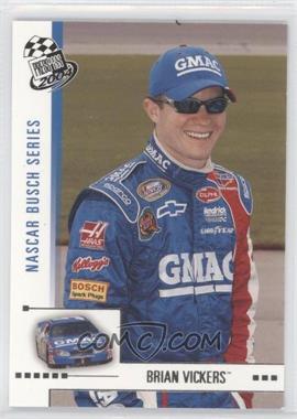 2004 Press Pass - [Base] #47.1 - NASCAR Busch Series - Brian Vickers (Natural Background)