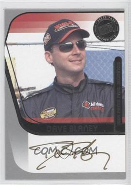 2004 Press Pass - Press Pass Signings - Silver #_DABL - Dave Blaney