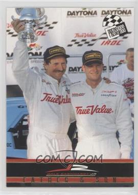 2004 Press pass Dale Earnhardt Jr. - [Base] - Gold #D13 - Father & Son - Dale Earnhardt, Dale Earnhardt Jr.