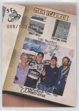 2005 Press Pass - [Base] - Platinum #P97 - 2014 Yearbook - The Buschs /100