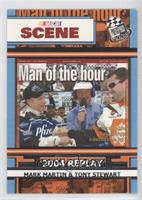 NASCAR Scene - Mark Martin, Tony Stewart