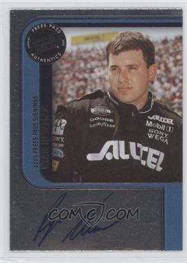 2005 Press Pass - Signings - Platinum #_RYNE - Ryan Newman /100