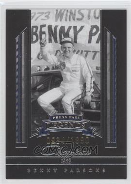 2005 Press Pass Legends - [Base] - Blue #35B - Benny Parsons /1890