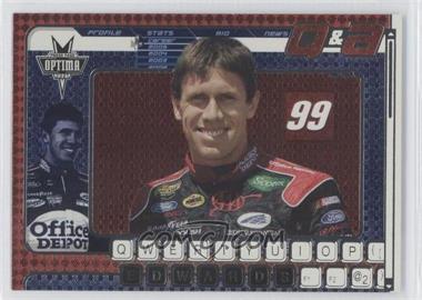 2005 Press Pass Optima - Q & A #QA 4 - Carl Edwards