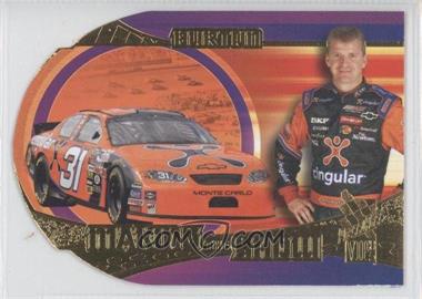 2005 Press Pass VIP - Making the Show - Die-Cut #MS 27 - Checklist - Jeff Burton