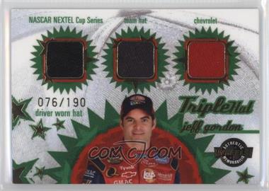 2005 Wheels American Thunder - Triple Hat #TH 5 - Jeff Gordon /190