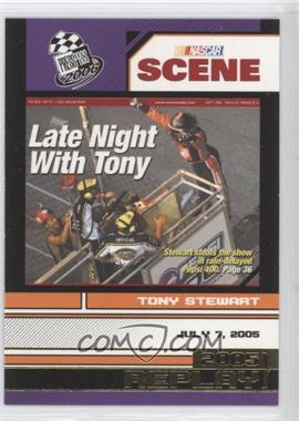 2006 Press Pass - [Base] - Gold #G93 - NASCAR Scene - Tony Stewart