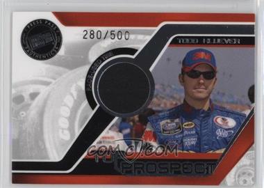 2006 Press Pass - Top Prospect Race-Used - Tire Silver #TK-T - Todd Kluever /500