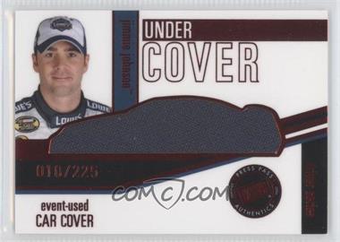 2006 Press Pass Eclipse - Under Cover Race-Used Car Covers - Red Driver Series #UCD 7 - Jimmie Johnson /225