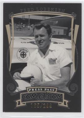 2006 Press Pass Legends - [Base] - Gold #G11 - Fred Lorenzen /299