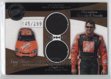 2006 Press Pass Legends - Champion Threads & Treads - Silver #CTT TS - Tony Stewart /299