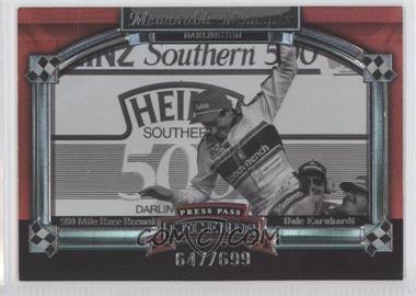 2006 Press Pass Legends - Memorable Moments #MM 7 - Dale Earnhardt /699