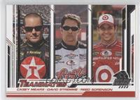 Teammates - Casey Mears, David Stremme, Reed Sorenson