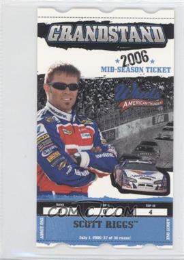 2006 Wheels American Thunder - Grandstand #GS20 - Scott Riggs