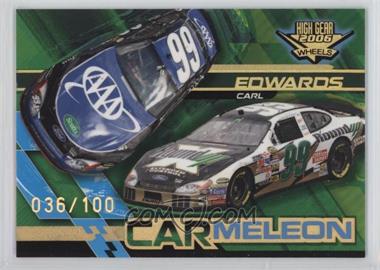 2006 Wheels High Gear - [Base] - MPH #M50 - Carmeleon - Carl Edwards /100