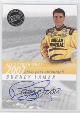 2007 Press Pass - Autographs #_BULA - Burney Lamar