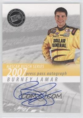 2007 Press Pass - Autographs #_BULA - Burney Lamar