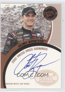 2007 Press Pass - Press Pass Signings - Bronze #_CLBO - Clint Bowyer