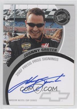 2007 Press Pass - Press Pass Signings - Silver #_JOSA - Johnny Sauter /100