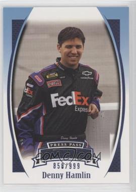 2007 Press Pass Legends - [Base] - Blue #B-50 - Denny Hamlin /999