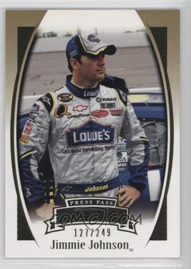 2007 Press Pass Legends - [Base] - Gold #G-43 - Jimmie Johnson /249