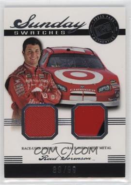 2007 Press Pass Legends - Sunday Swatches - Silver #SS RS - Reed Sorenson /99