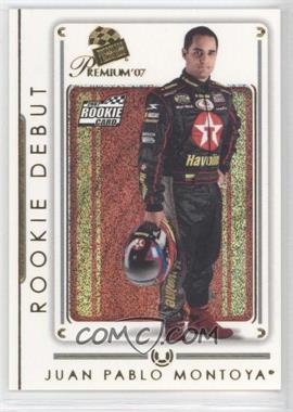 2007 Press Pass Premium - [Base] #86 - Rookie Debut - Juan Pablo Montoya