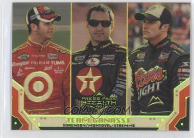 2007 Press Pass Stealth - [Base] - Chrome Exclusives #X70 - Team Ganassi (Reed Sorenson, Juan Pablo Montoya, David Stremme) /99