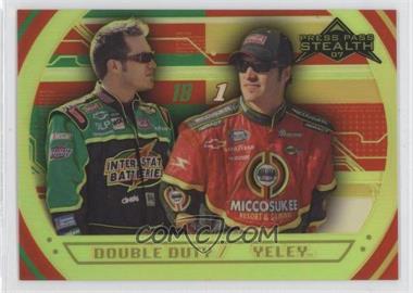 2007 Press Pass Stealth - [Base] - Chrome Exclusives #X73 - Double Duty - J.J. Yeley /99