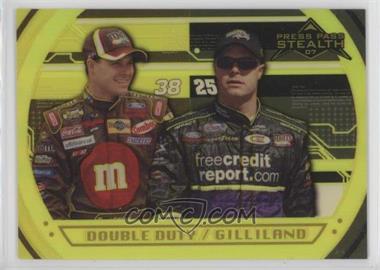 2007 Press Pass Stealth - [Base] - Chrome Exclusives #X78 - Double Duty - David Gilliland /99