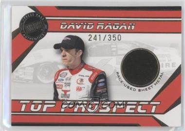 2007 Press Pass Traks - Top Prospect Race-Used - Gold Sheet Metal #DRA-SM - David Ragan /350