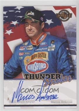 2007 Wheels American Thunder - Thunder Strokes Autographs #_MAAM - Marcos Ambrose