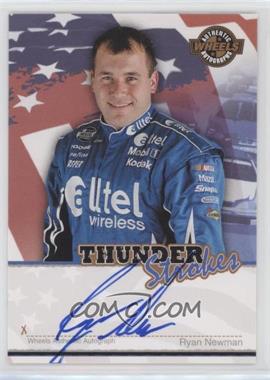 2007 Wheels American Thunder - Thunder Strokes Autographs #_RYNE - Ryan Newman