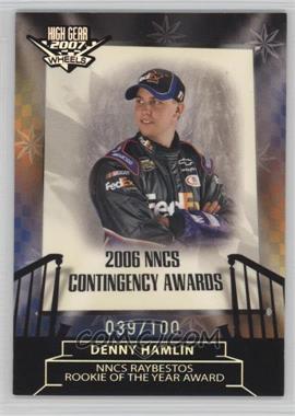 2007 Wheels High Gear - [Base] - MPH #M60 - Denny Hamlin /100